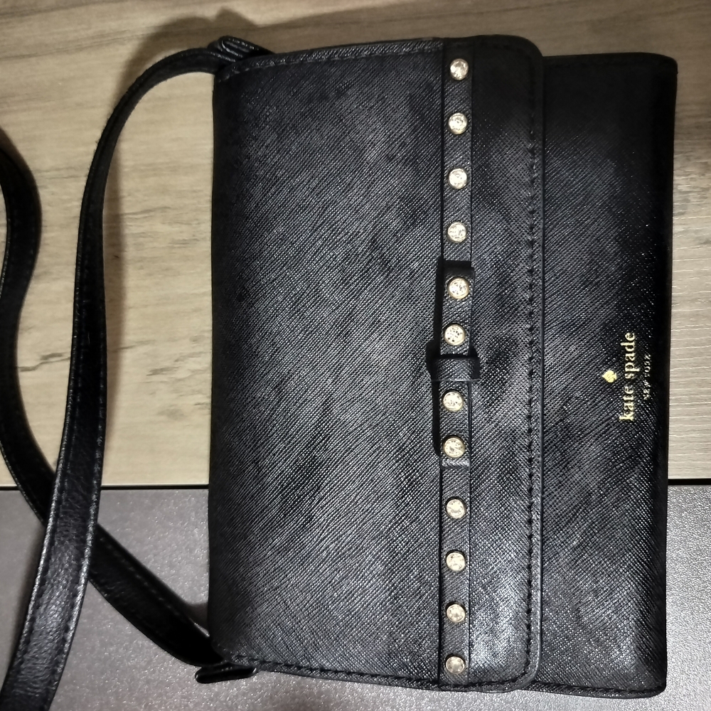 Kate Spade Leather Black Crossbody Bag